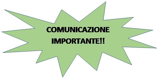 Esplosione 1: COMUNICAZIONE IMPORTANTE!!